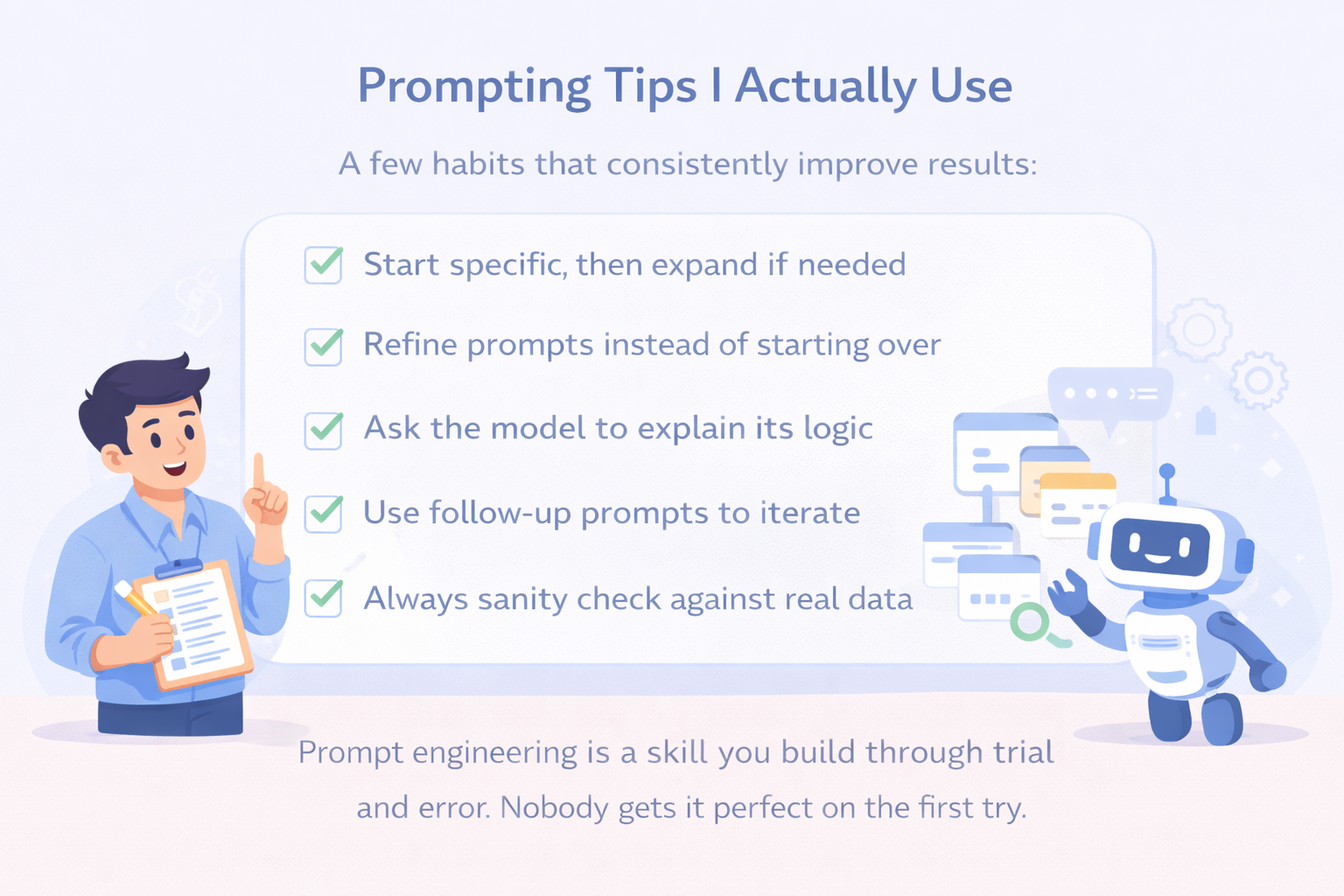 Prompting Tips Always 9. Verification and Grounding